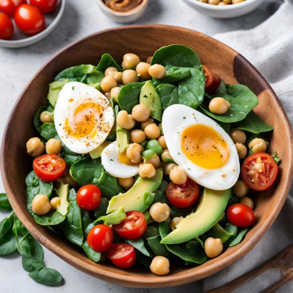 chickpea avocado salad